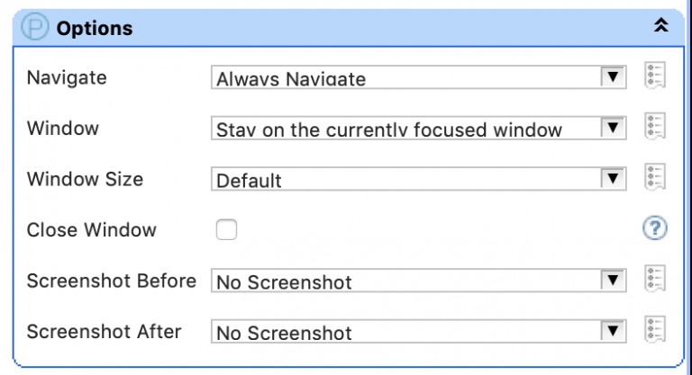 Provar Test Palette, UI On Screen Test Step | Provar Documentation