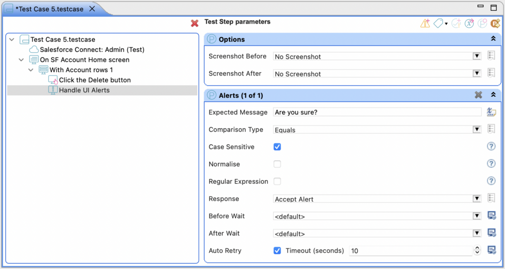 UI Handle Alert | Provar Documentation