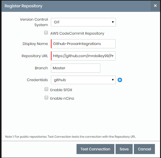 how to set up Version Control in AutoRABIT