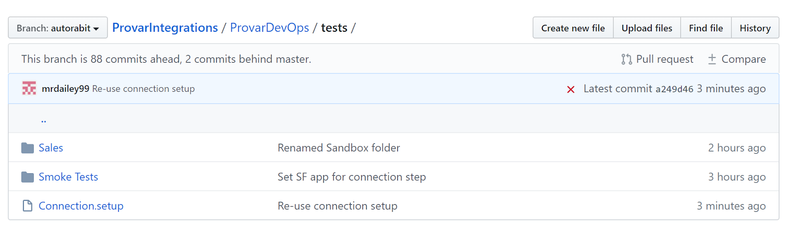 If you do not have any test plans set up or you want to execute your tests in another manner, you can also specify folders/test cases in the tests folder of your project