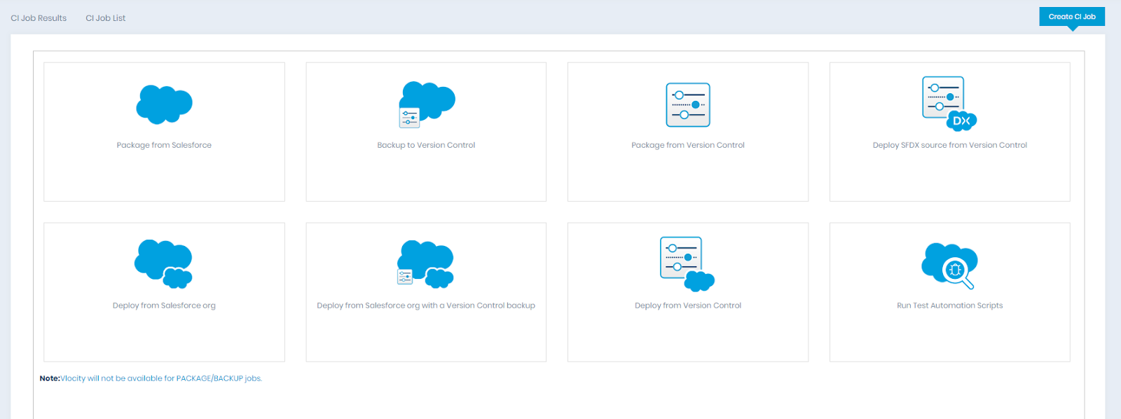 Configuring a CI Job in AutoRABIT Salesforce