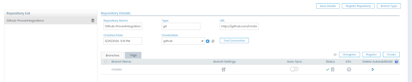 end result of verified connection of AutoRABIT Salesforce in Provar test 