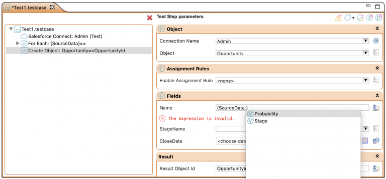 Use the full stop to access the column headings to read data Excel