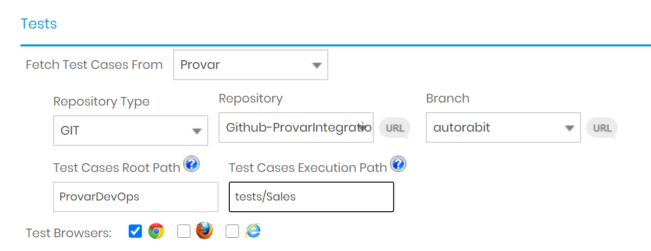 In this screenshot, there are two folders in the tests folder, namely Sales and Smoke Tests