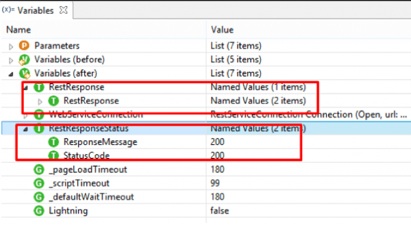 RestReponse variable sample