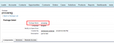 Namespace Org Testing | Provar Documentation