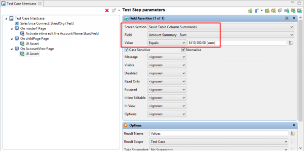 Provar desktop automatically recognizes and maps summary fields in Skuid