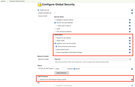 Sample of Jenkins Configuration in Server