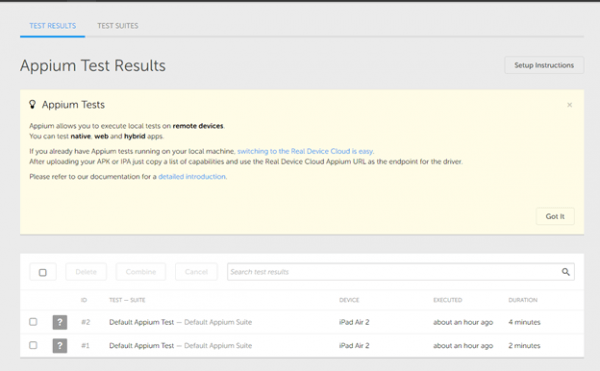 Web Services testing view in Provar Desktop
