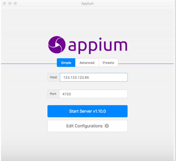 Running Salesforce mobile tests in Appium