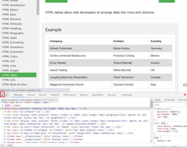 Understanding Table Mapping in Page Objects | Provar Documentation