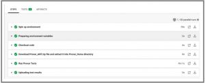 example of Store the Test results in OracleCI orbs