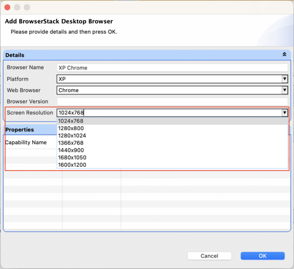 BrowserStack Desktop Configuration | Provar Documentation