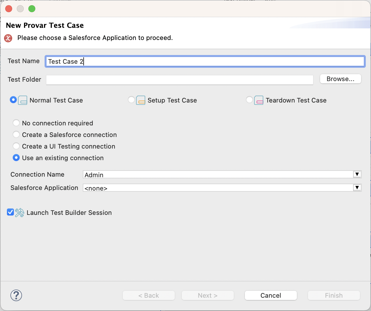 Creating Test Cases | Provar Documentation