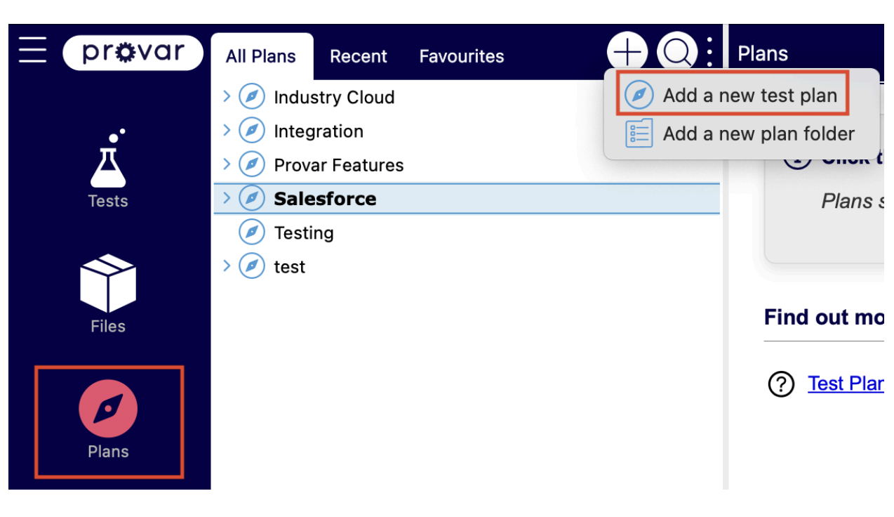 Automation V3: Test Plans | Provar Documentation