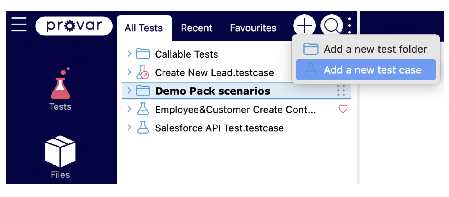 Automation V3: Creating Test Cases | Provar Documentation