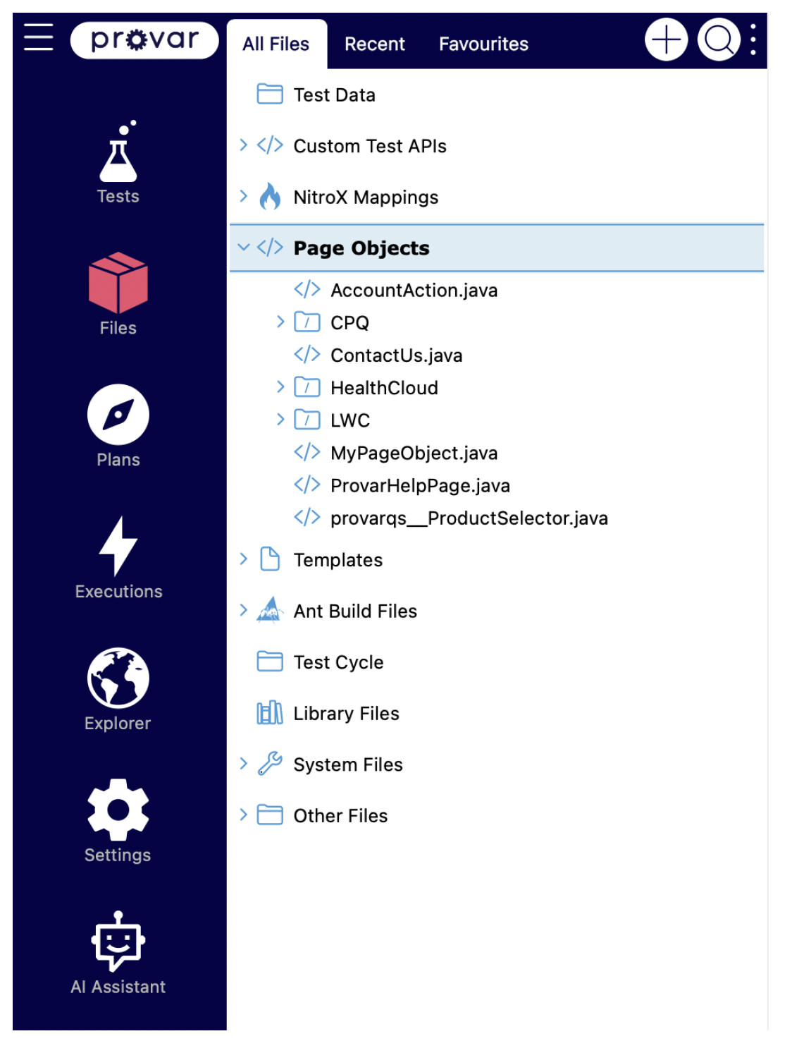 Automation V3: Best practices for .pageObject files | Provar Documentation