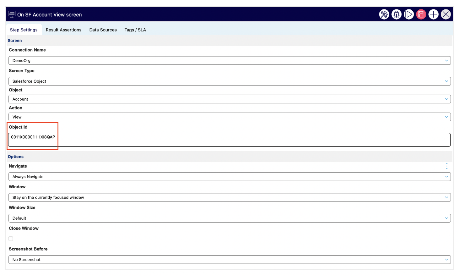 Automation V3: UI On Screen | Provar Documentation