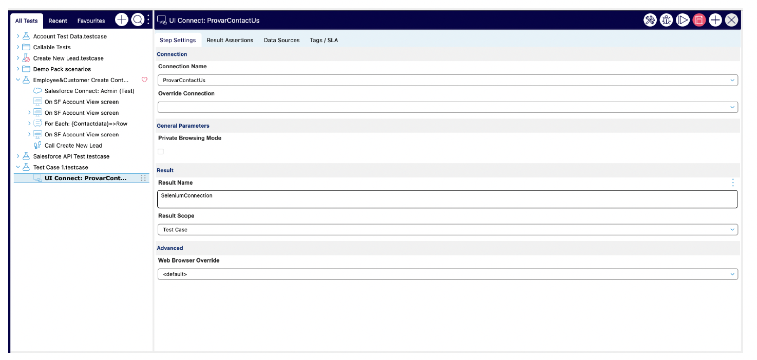 Automation V3: UI Connect | Provar Documentation