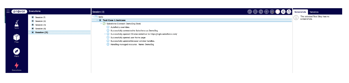 Automation V3: Running Tests | Provar Documentation